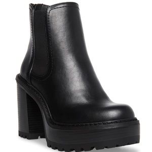 Steve Madden Kat Black Booties
